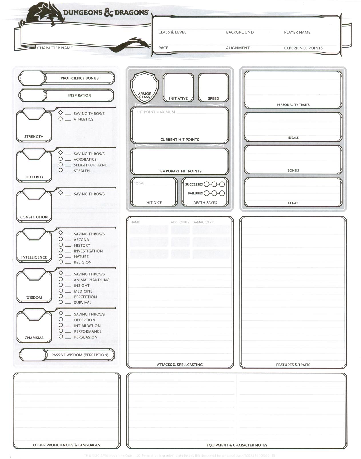 5th Edition Dungeons Dragons Archive