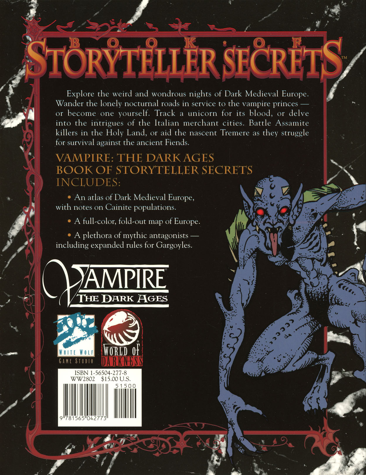 Book of Storyteller Secrets    Vampire  Dark Ages  White Wolf WW 2802 