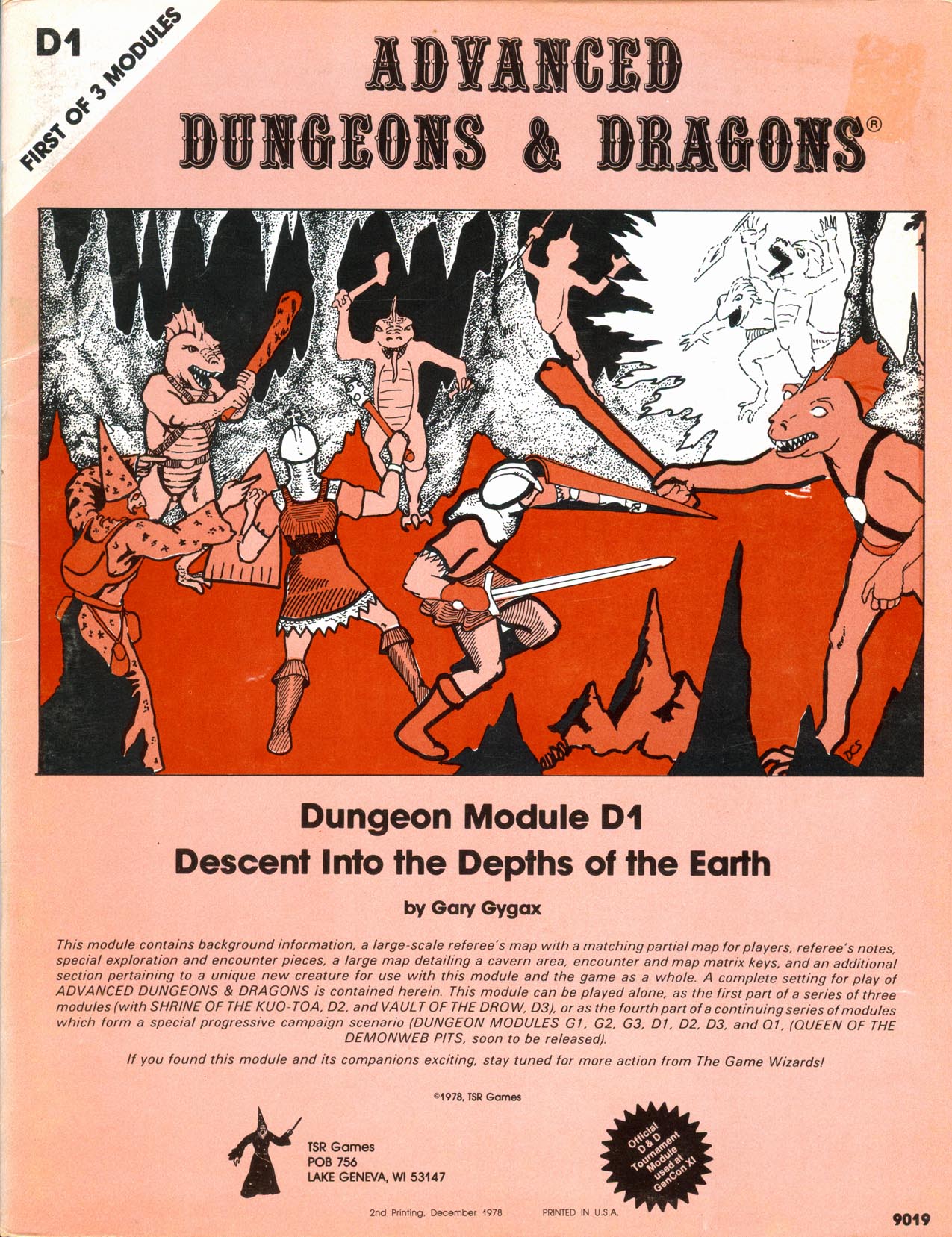 Cover of D1 Descent Into the Depths of the Earth