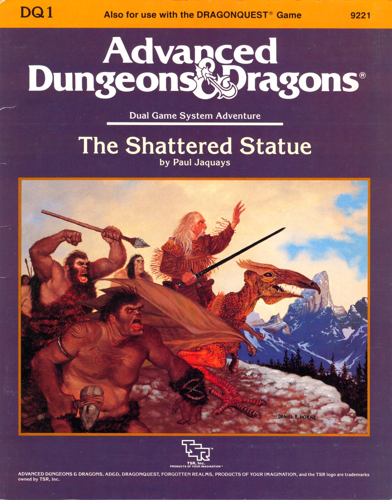 Cover of DQ1 The Shattered Statue