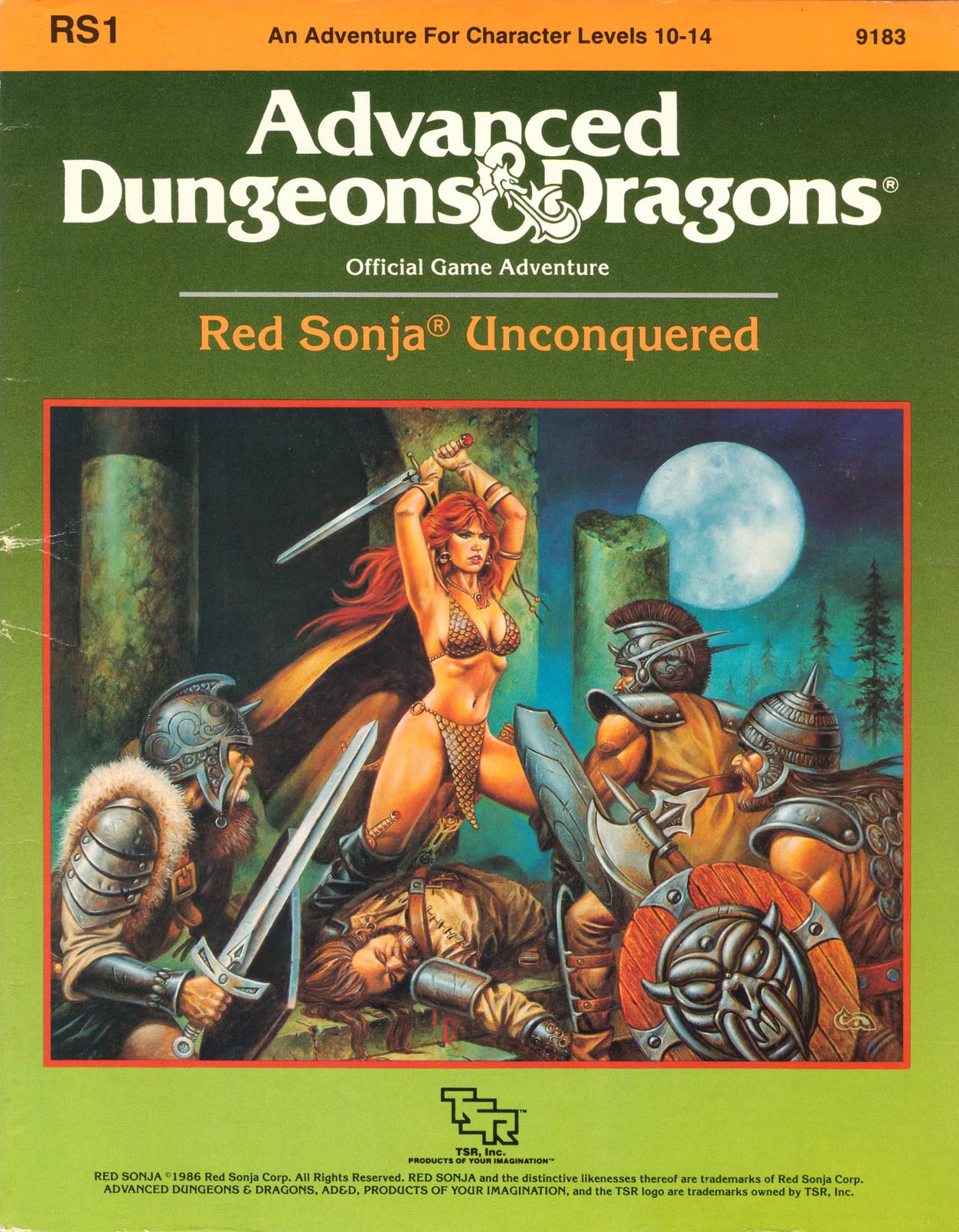 Cover of RS1 Red Sonja Unconquered